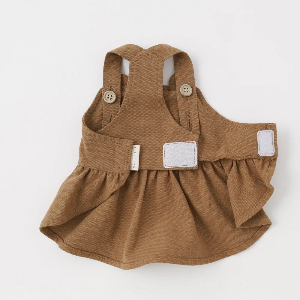 Moncheri Kuma-san Dress, Brown