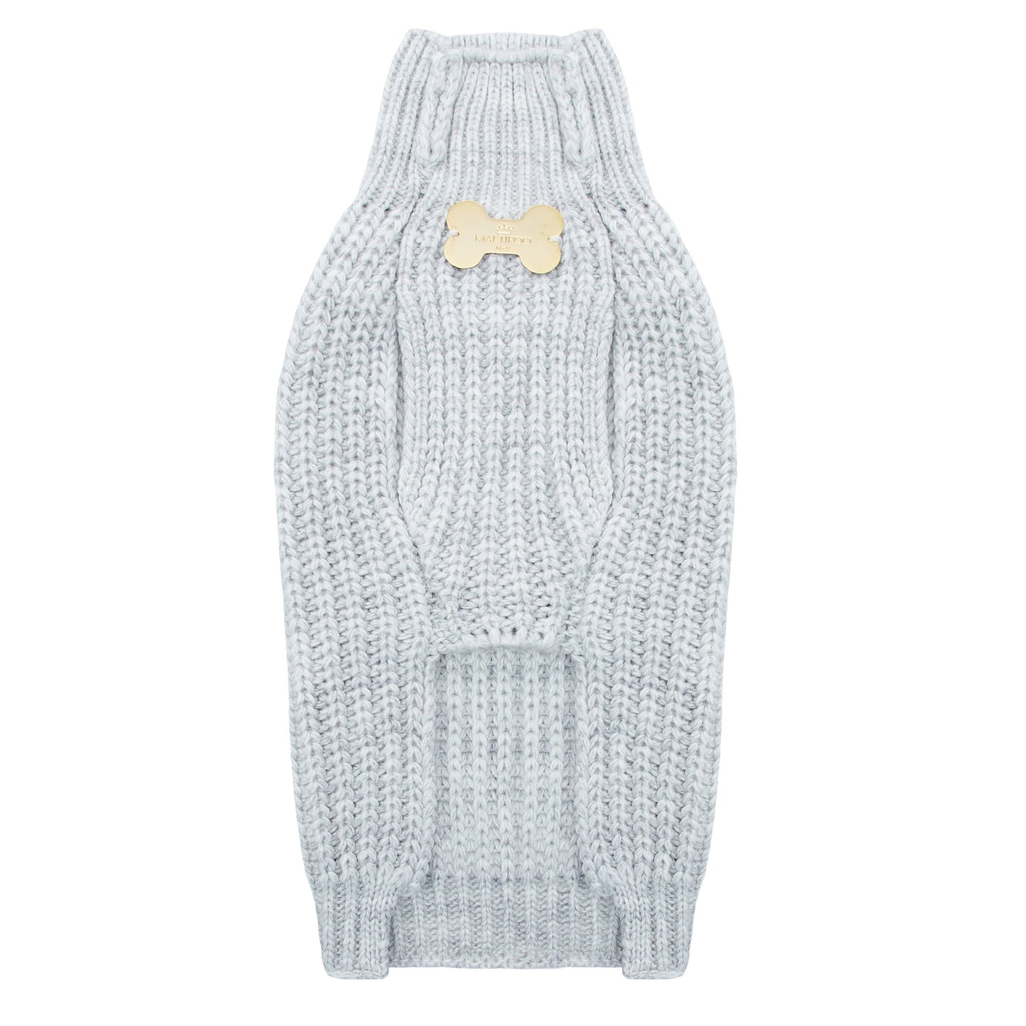 Maltipoo World Sweater Trio, Gray