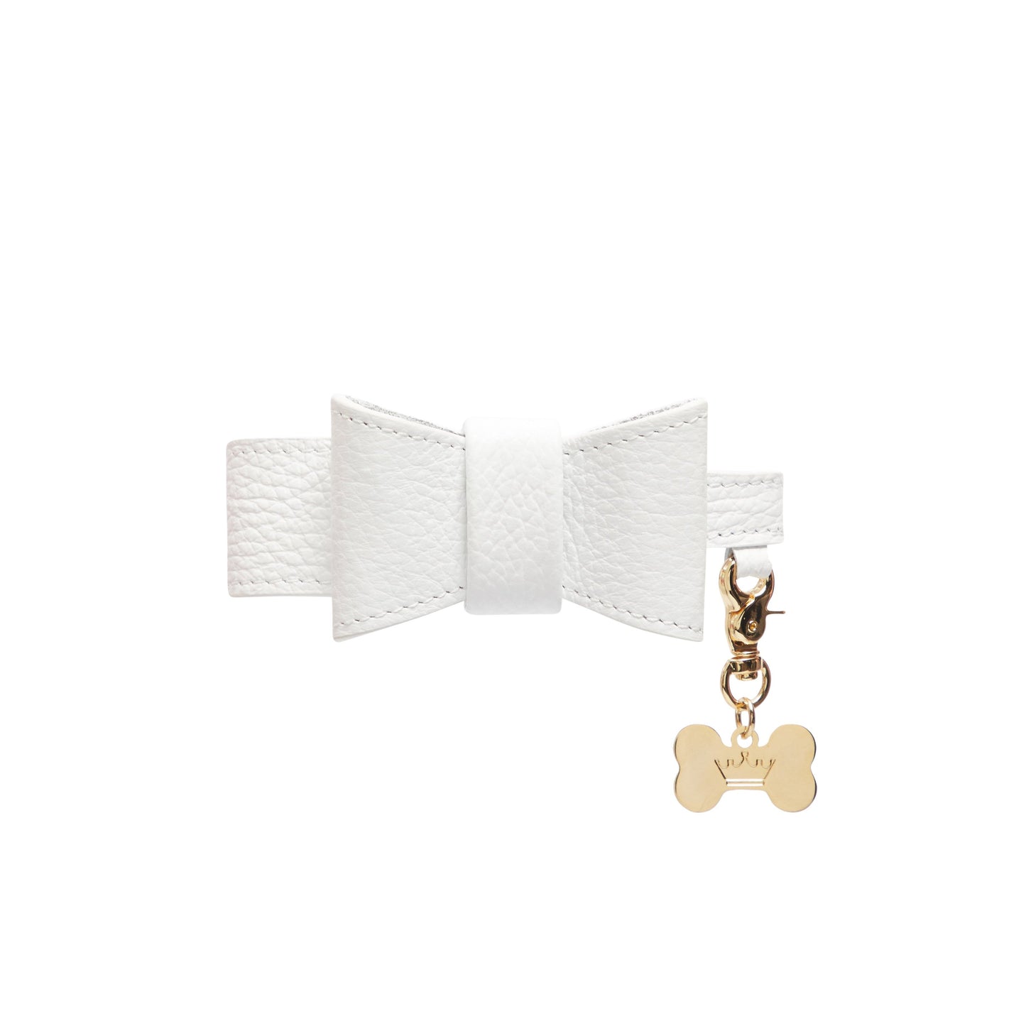 Maltipoo World Bow Tie Collar, White