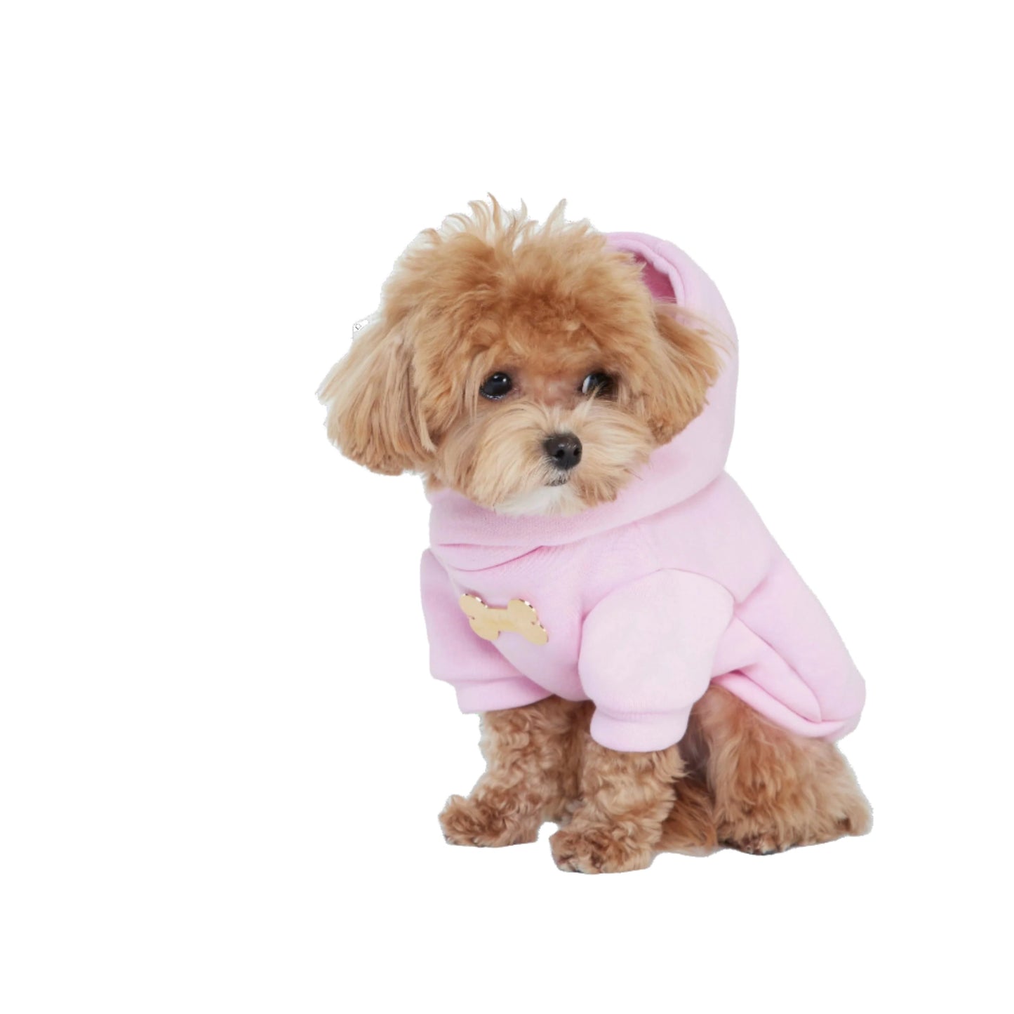 Maltipoo World 2 Paws Hoodie, Pink