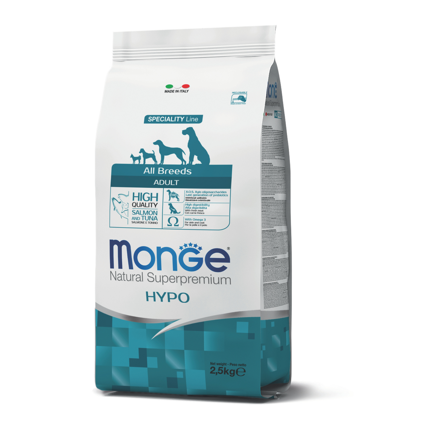 Monge All Breeds Adult Hypo with Salmon and Tuna, 2.5 kg