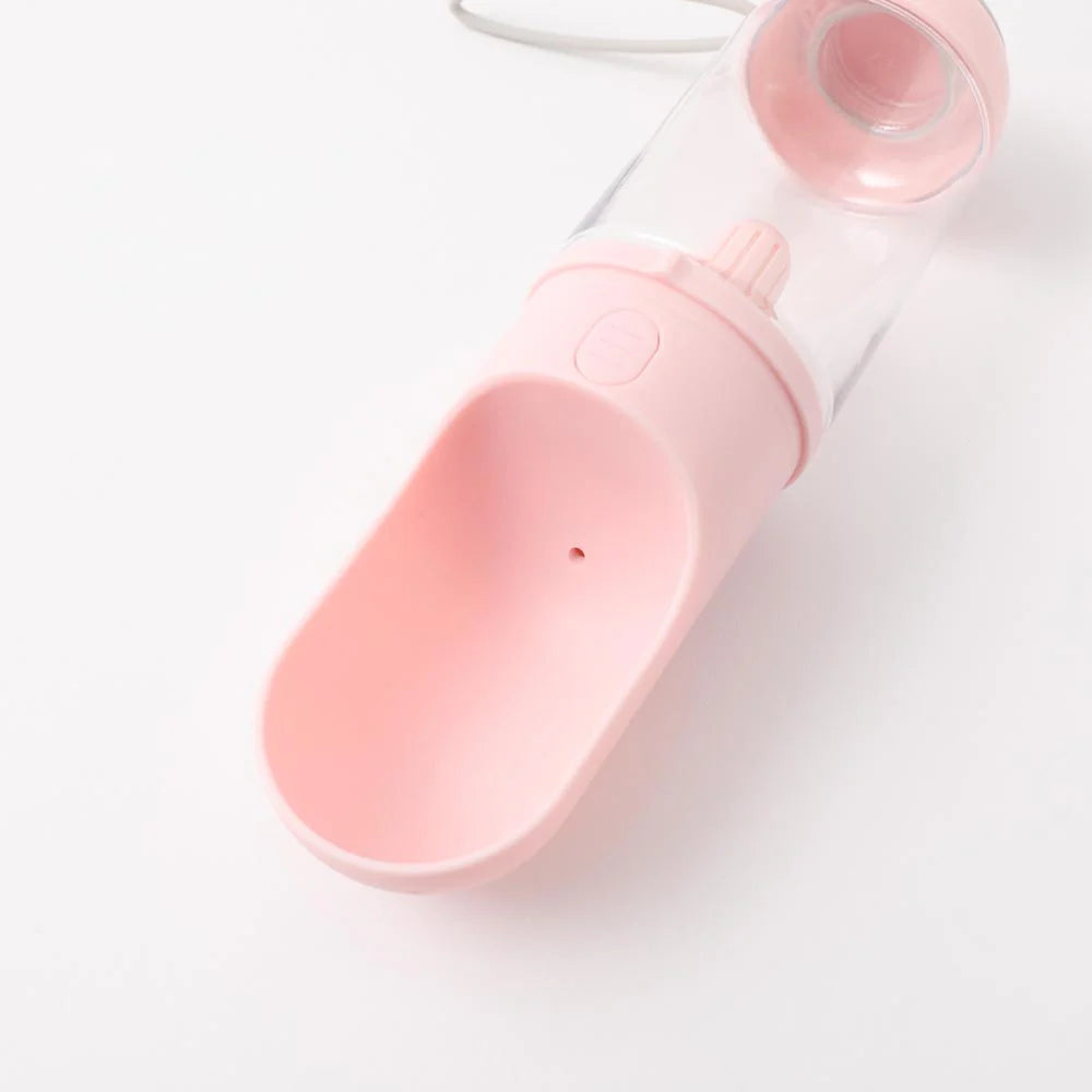 Moncheri Pet Mobile Water Bottle, Pink