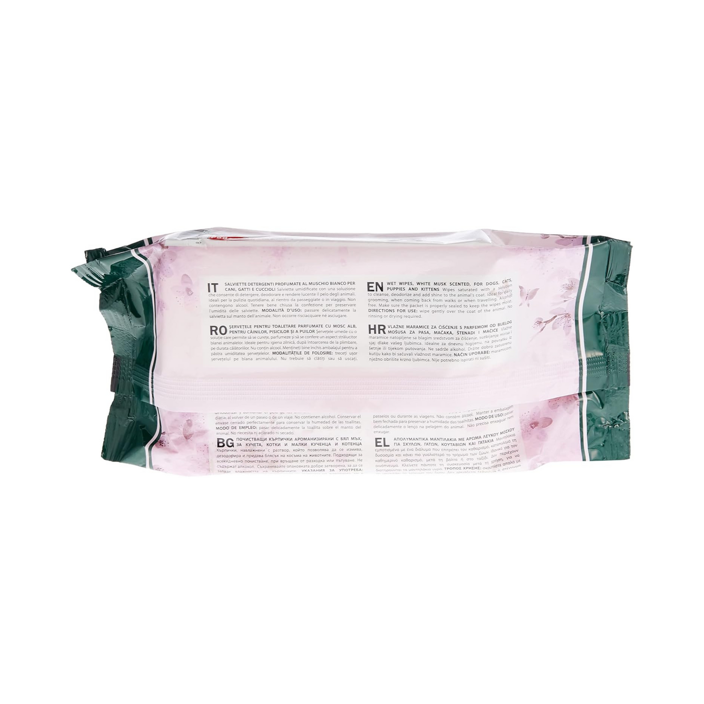 Padovan Pet Wipes White Musk, 40 wipes