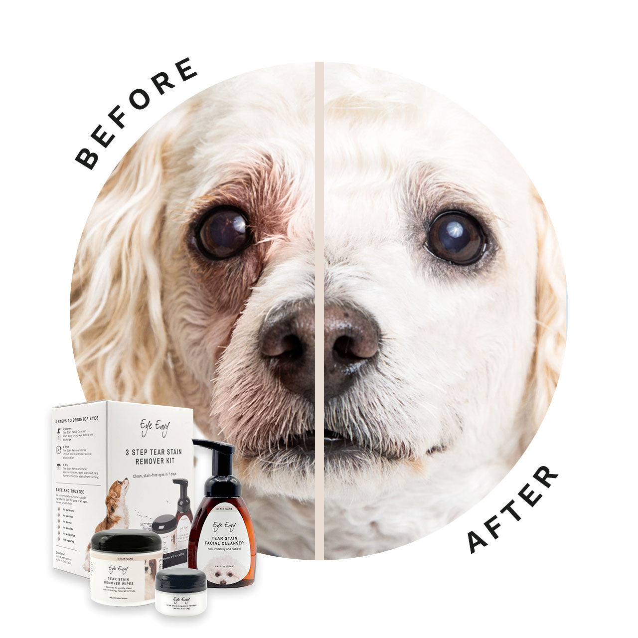 Eye Envy 3-Step Tear Stain Remover Kit