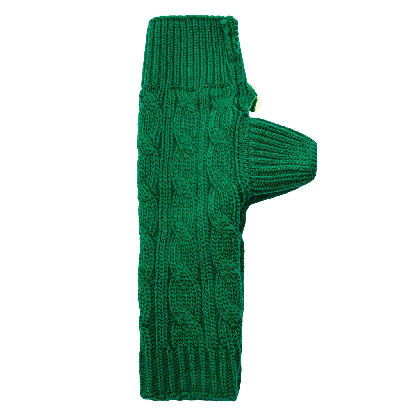 Maltipoo World Pigtail Sweater, Green