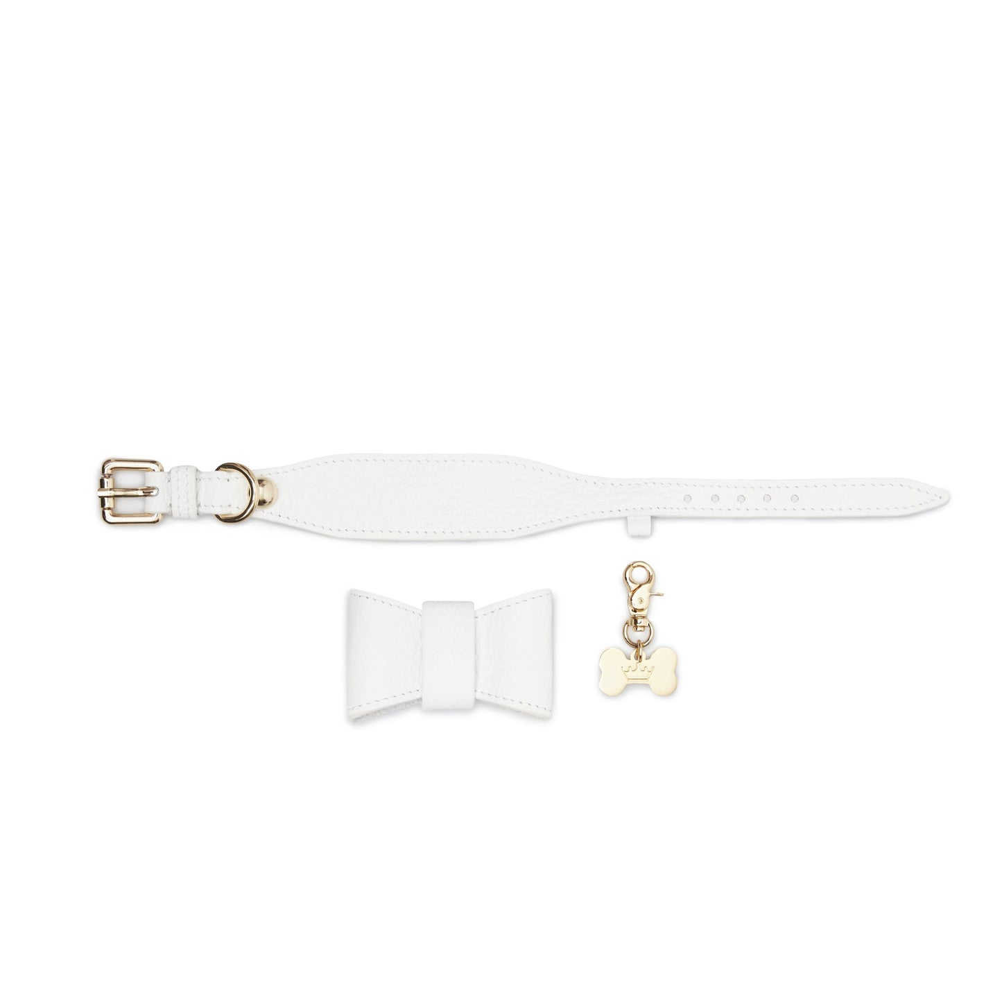 Maltipoo World Bow Tie Collar, White