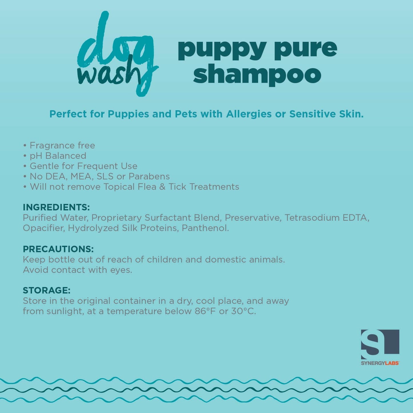 Synergy Labs Dog Wash Puppy Pure & Simple Shampoo, 354 ml