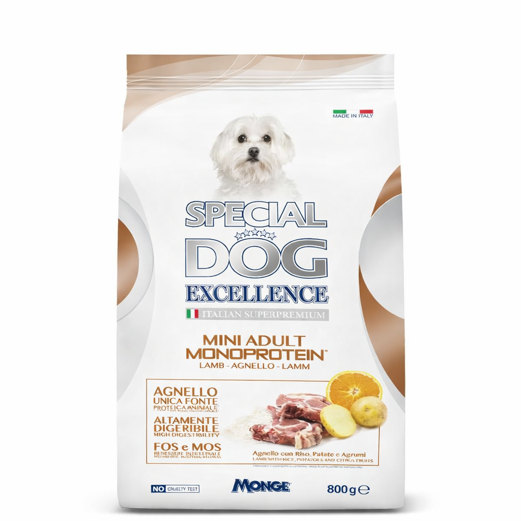 Monge Special Dog Excellence Mini Adult Monoprotein Lamb, 800 g