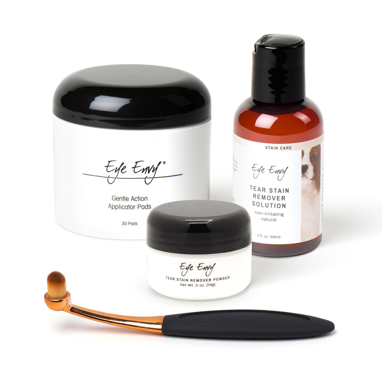 Eye Envy Dog Tear Stain Remover Starter Kit With Small Brush