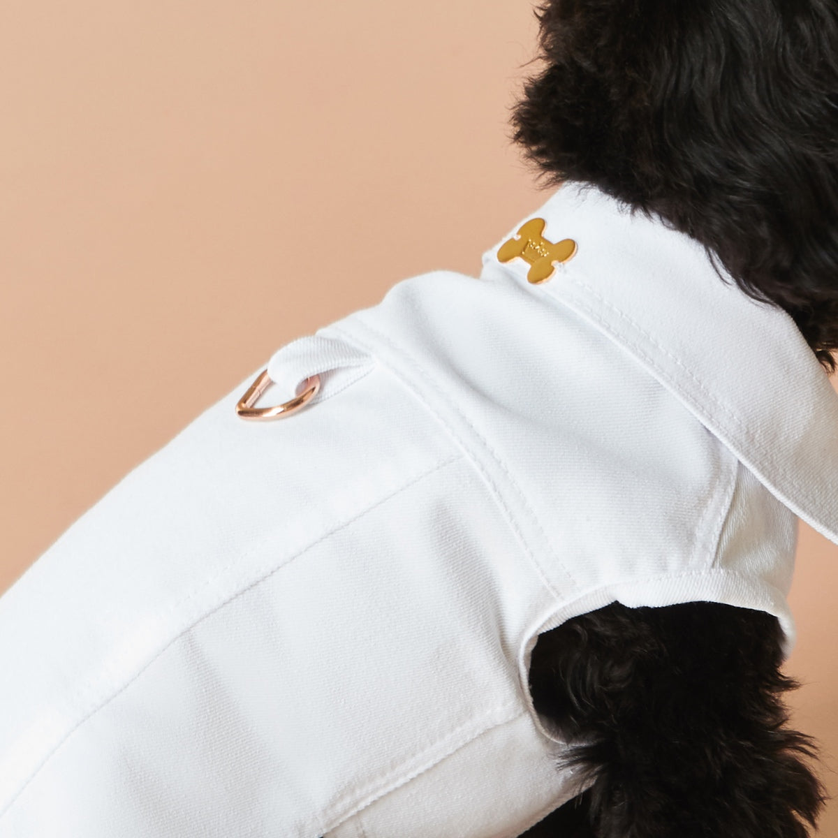 Maltipoo World Cotton Vest, White