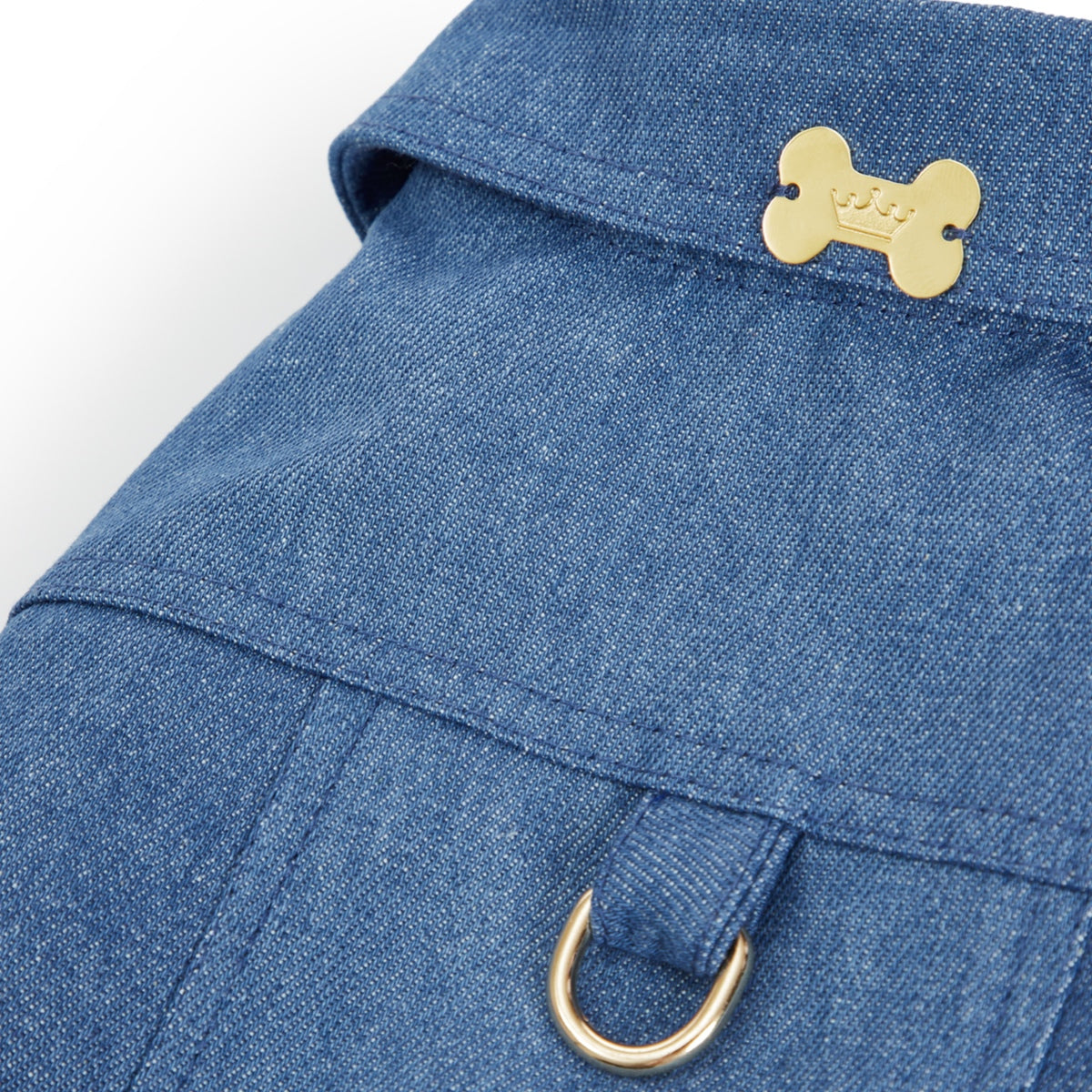Maltipoo World Cotton Vest, Denim