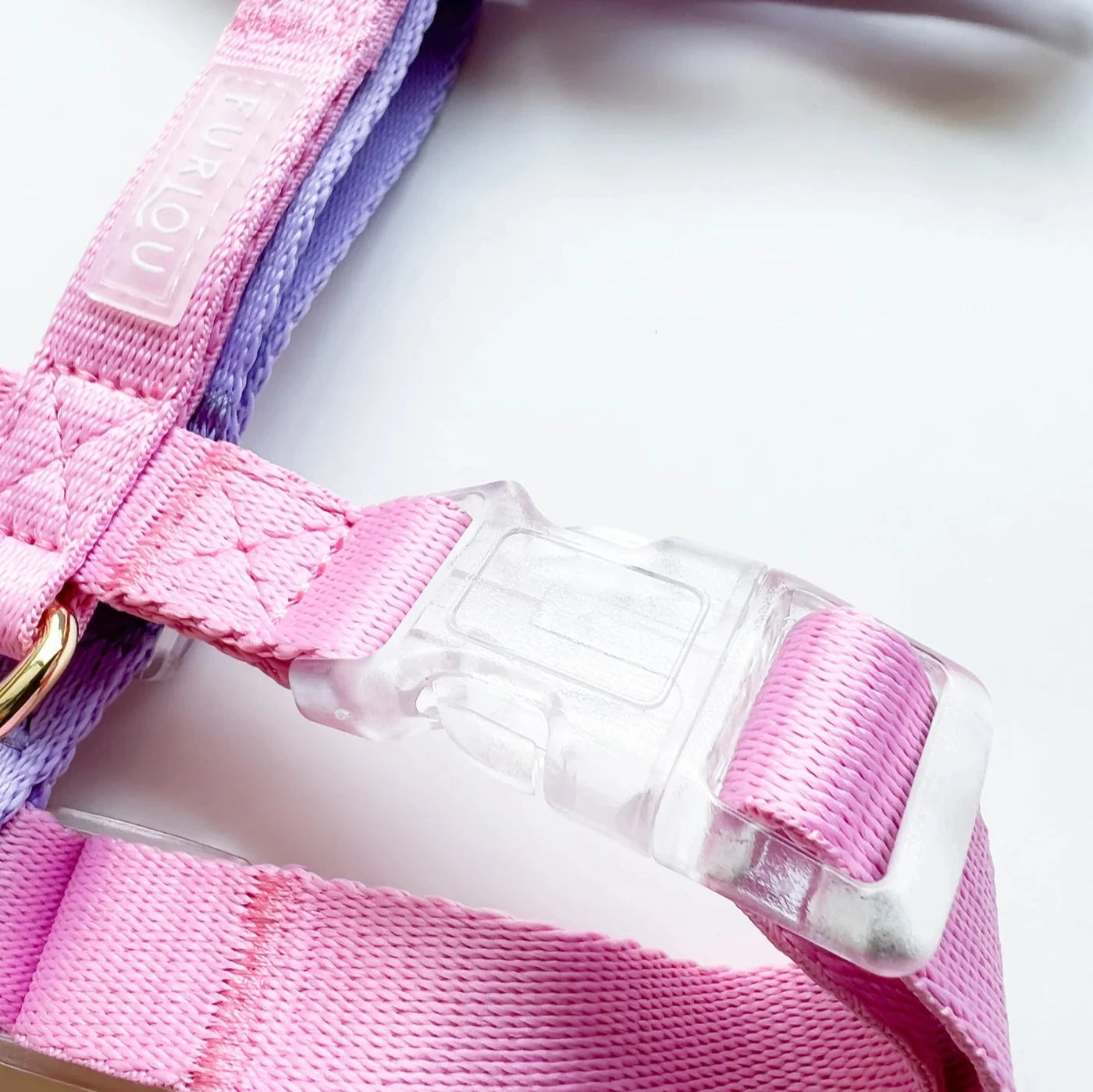 Furlou Dog Harness, Lavender and Pink