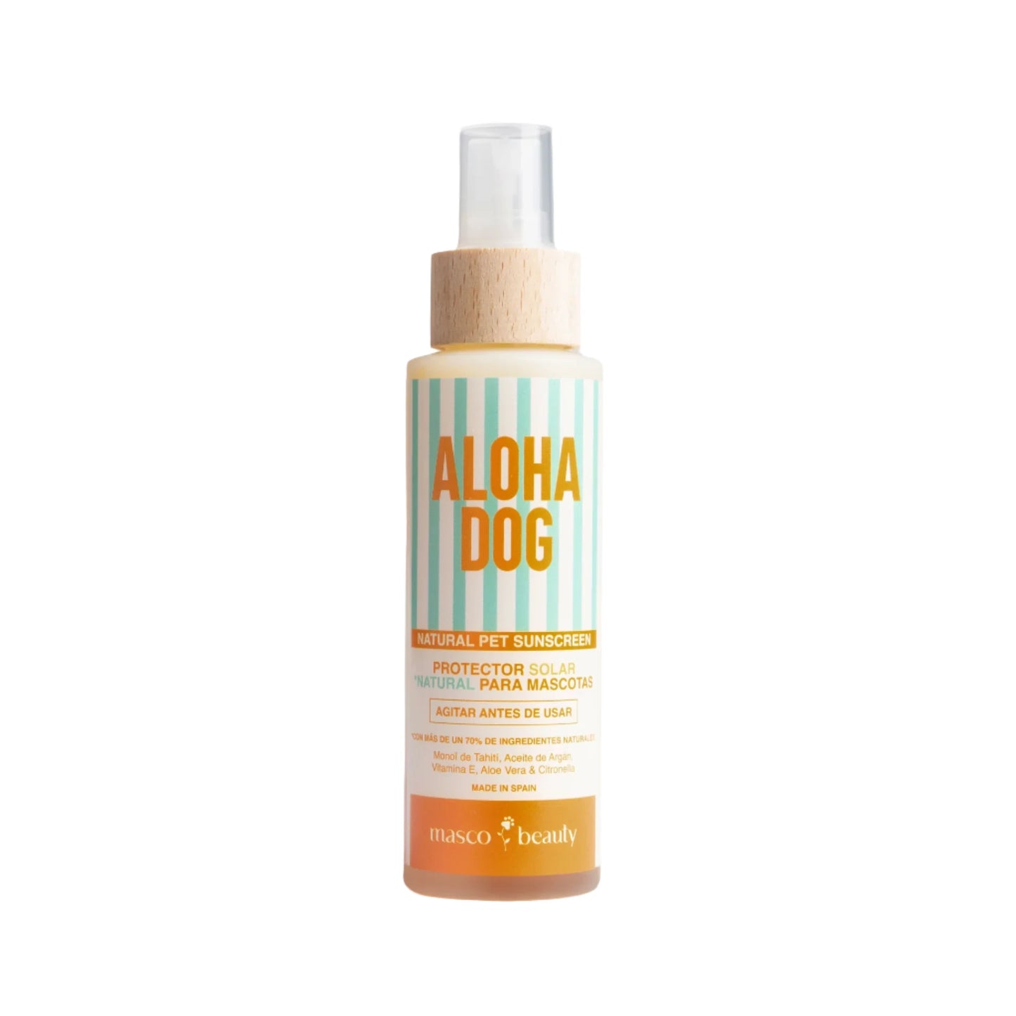 Masco Beauty SPF30 Aloha Dog Natural Sunscreen for Pets, 125 ml