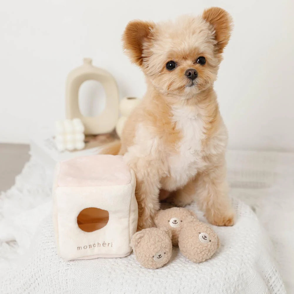Moncheri Kuma-san Ball Nose Work Toy