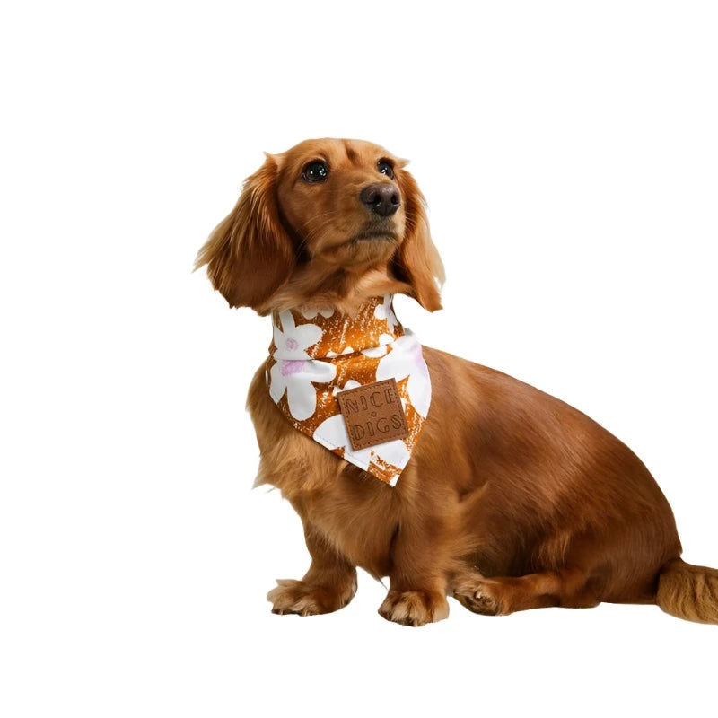 Nice Digs Daisy Bandana, Pecan