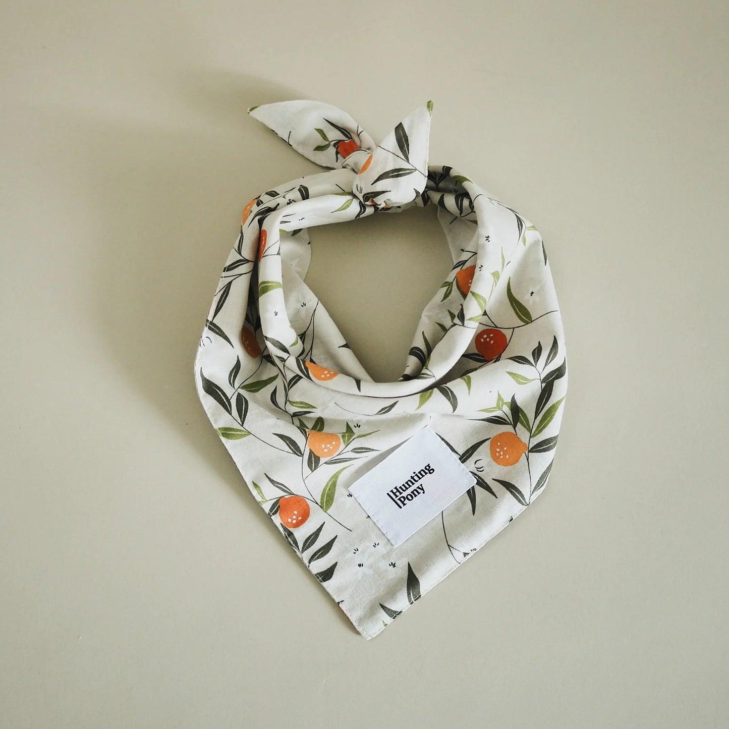 Hunting Pony Bandana For Dogs, Mandarins
