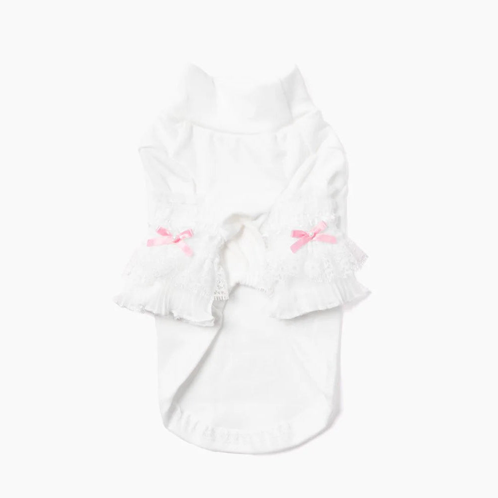 Pearl and Prince Trianon Top, White