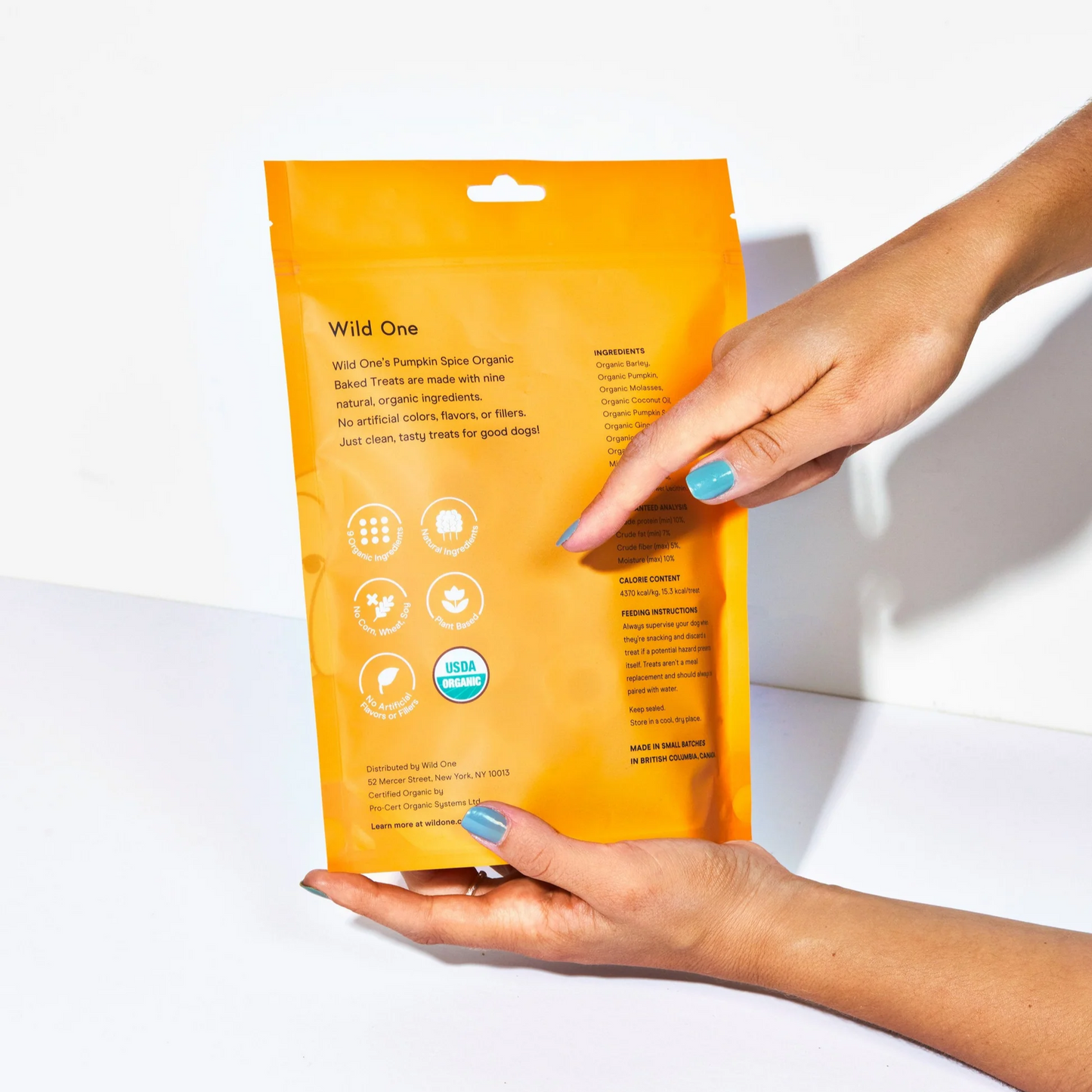 Wild One Organic Baked Treats, Pumpkin Spice