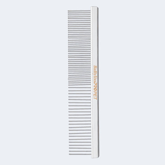 Babyliss Pro Pet Basic Dog Comb, Silver