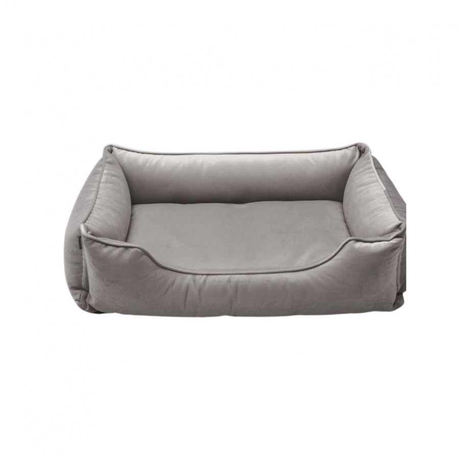 Maltipoo World Fabric Lounger, Gray Velours