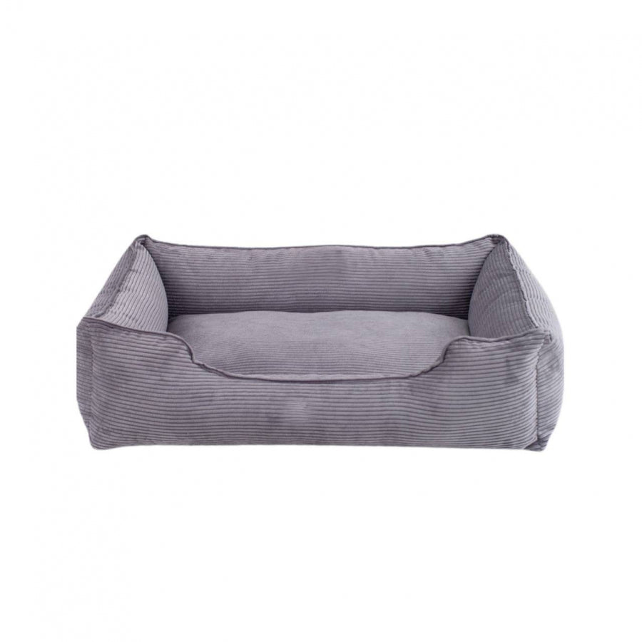 Maltipoo World Fabric Lounger, Gray Velvet