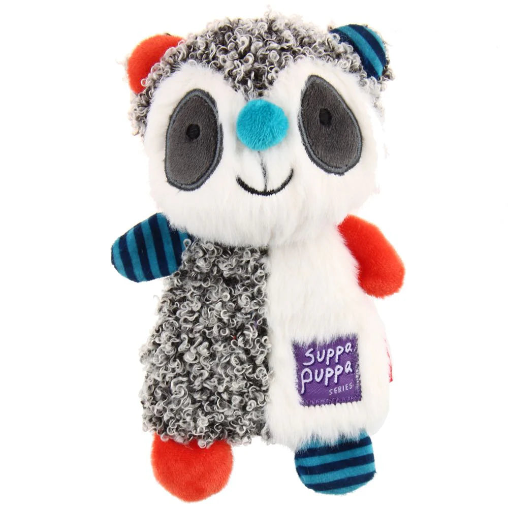 GiGwi Suppa Puppa Racoon Squeaker / Crincle Inside