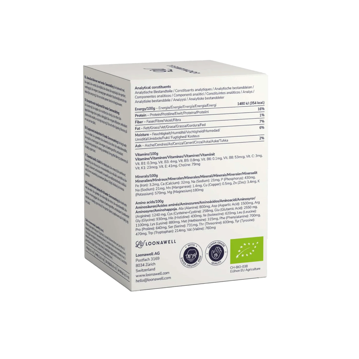 Loonawell Beef Delight Organic Baked Dog Treats, 40 g