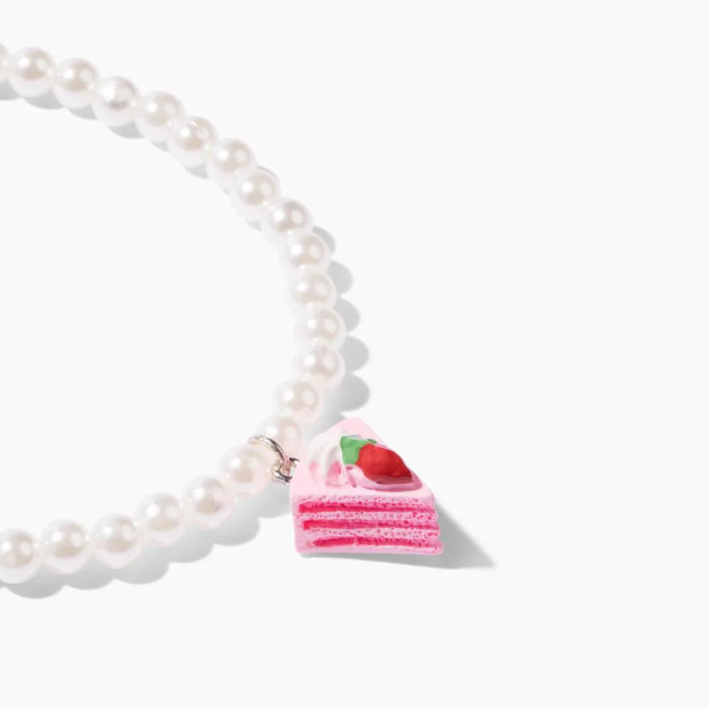 Pearl and Prince Birthday Cake Pet Necklace