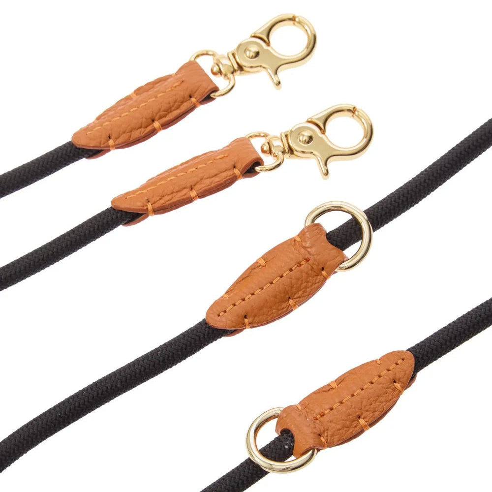 Maltipoo World Adjustable Easy Rope Leash, Orange