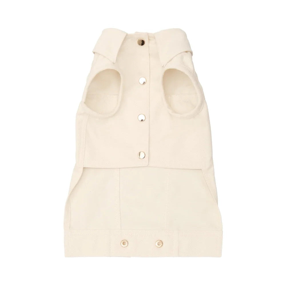 Maltipoo World Cotton Vest, Milk