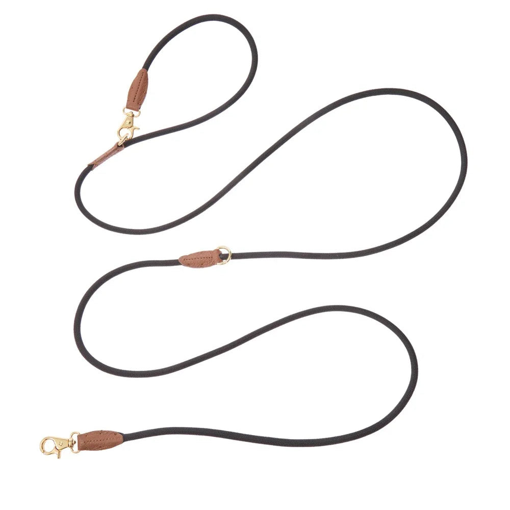 Maltipoo World Adjustable Easy Rope Leash, Brown
