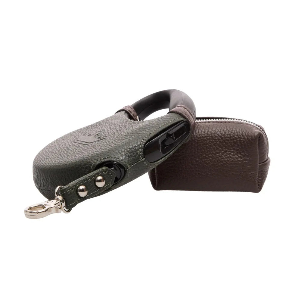 Maltipoo World Retractable Leash + Small Bag, Old Money