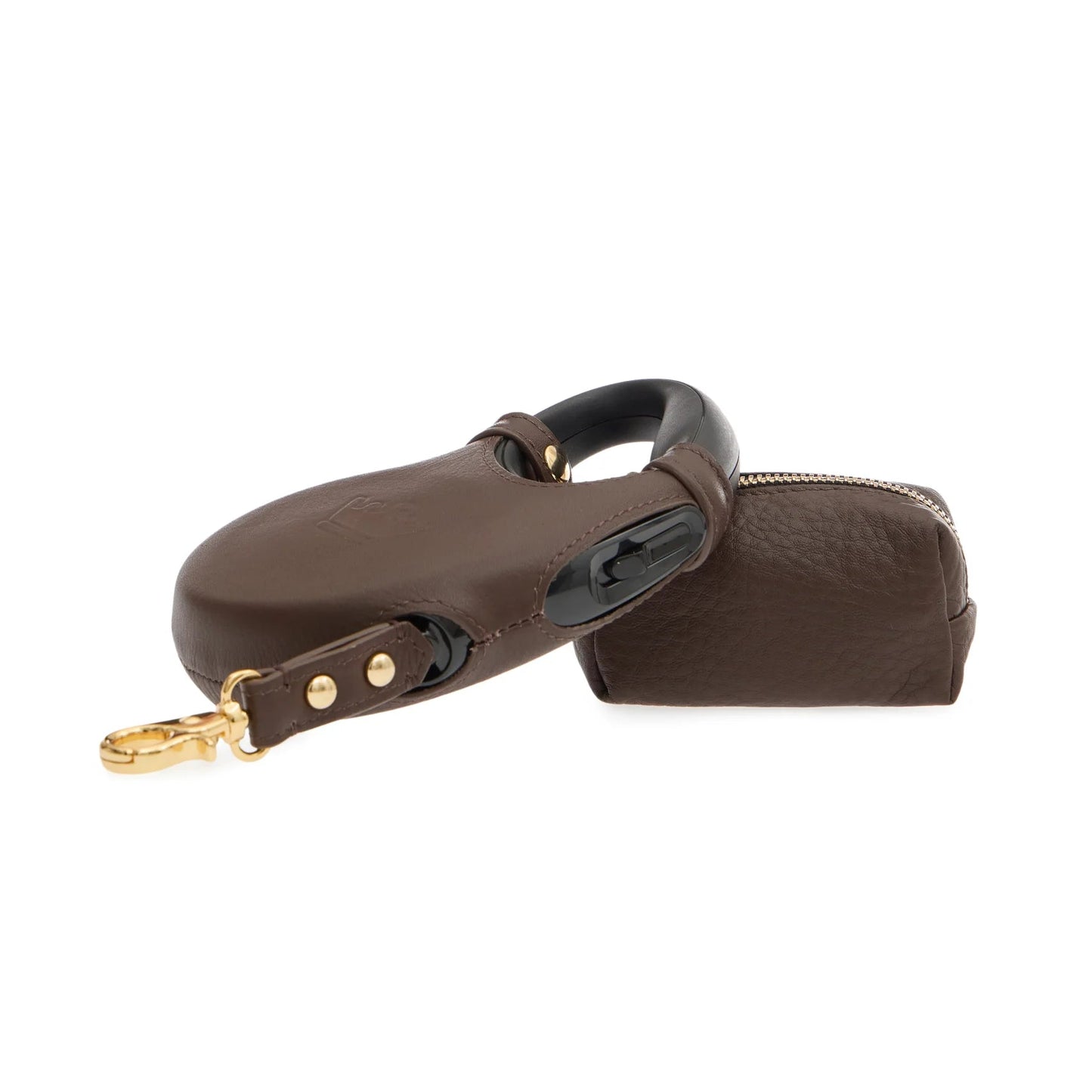 Maltipoo World Retractable Leash + Small Bag, Truffle Gold