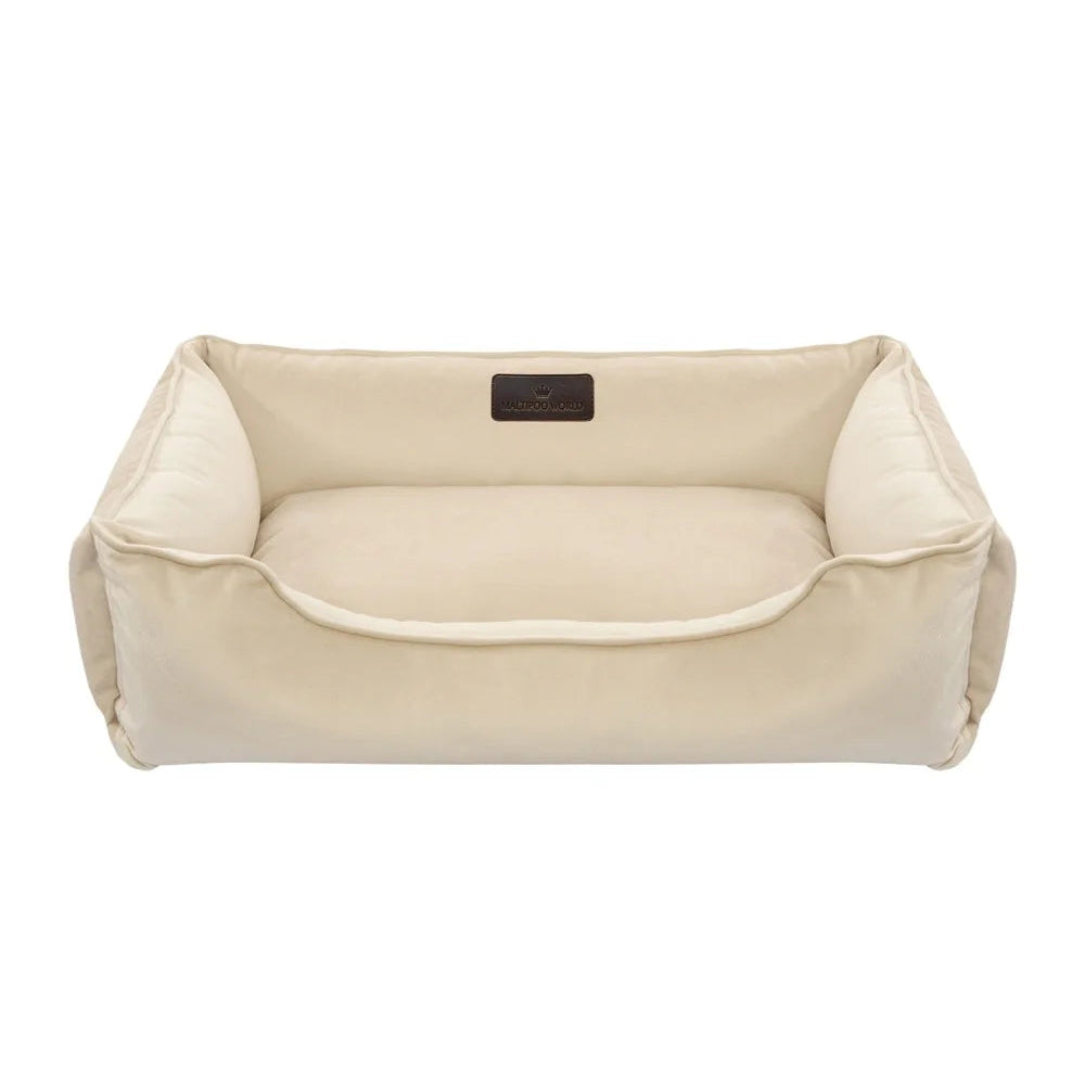 Maltipoo World Fabric Lounger, Milk Velours