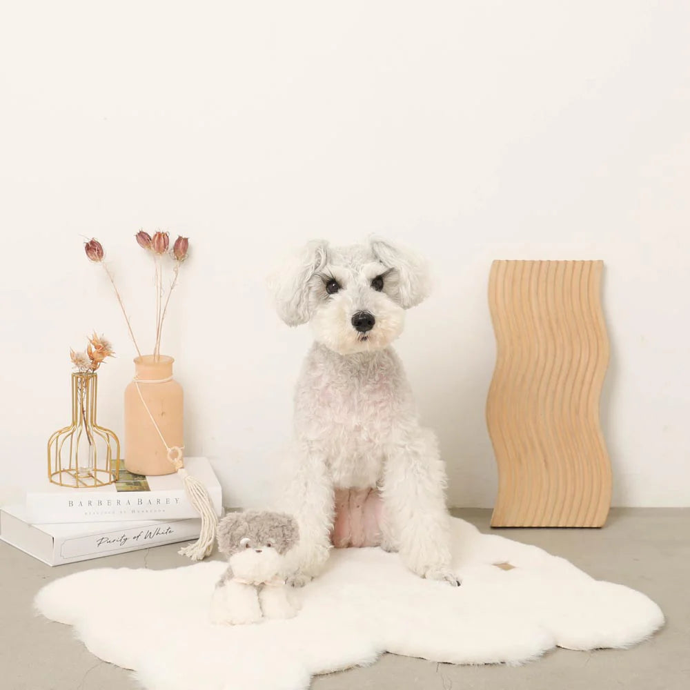 Moncheri Dog Stuffed Toy, Gray
