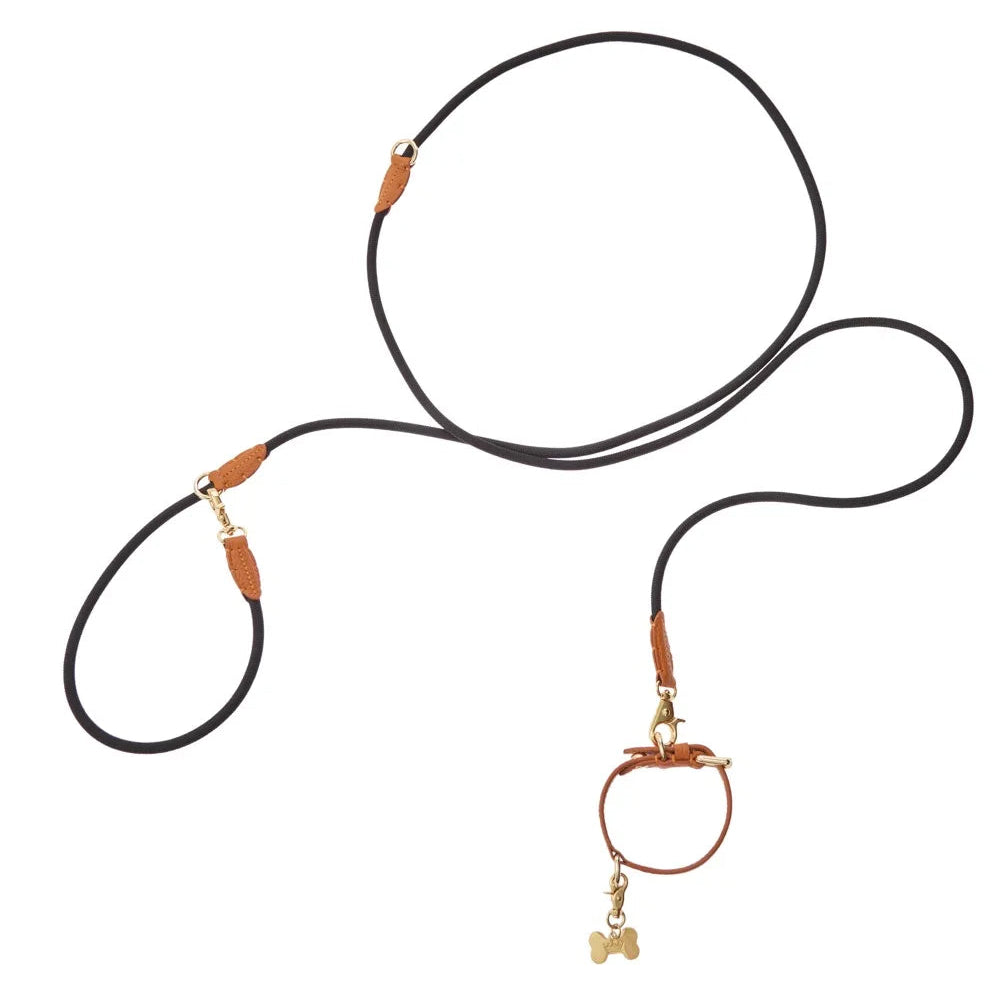 Maltipoo World Adjustable Easy Rope Leash, Orange