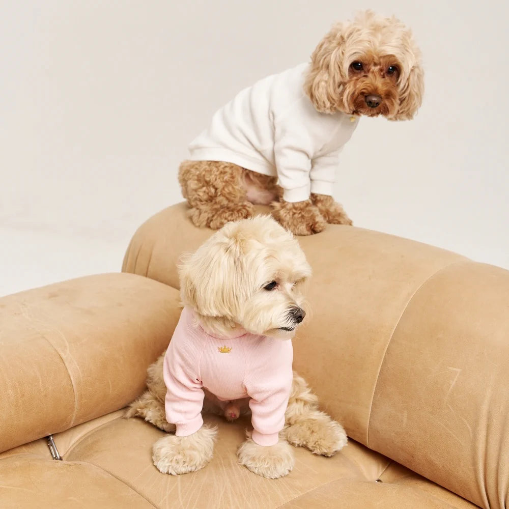 Maltipoo World Polo Neck PawSleeve, White