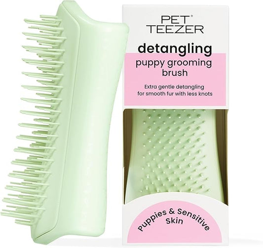 Tangle Teezer Pet Detangling Puppy Grooming Brush, Mint