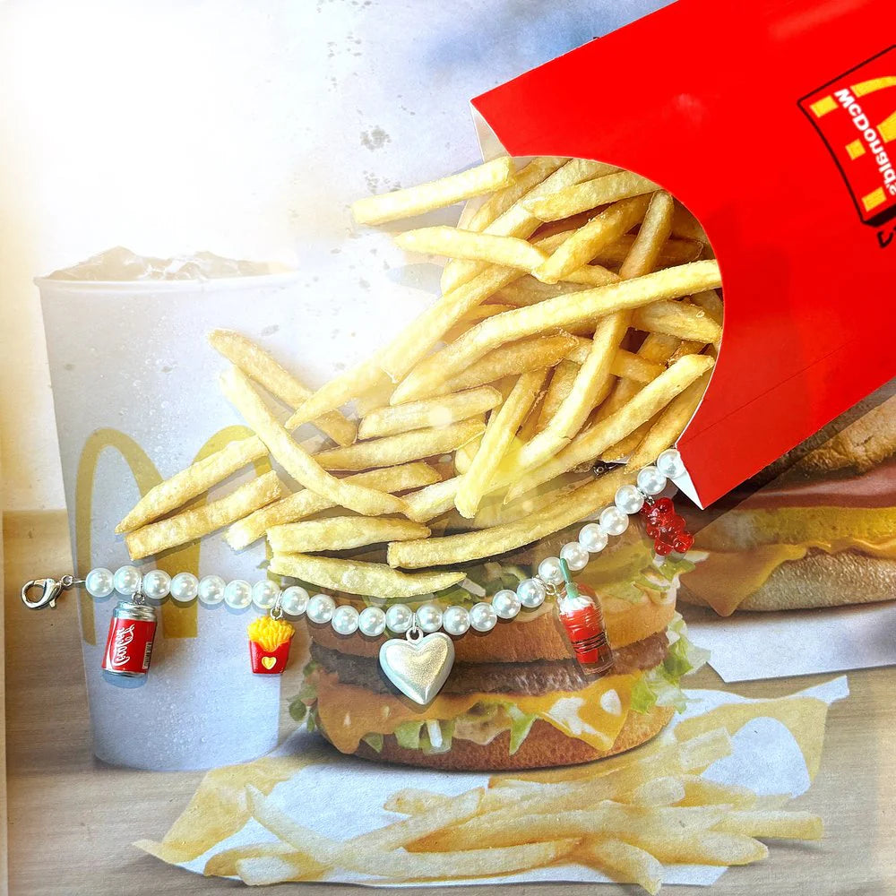 Pearl and Prince Junk Food Necklace