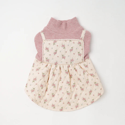 Moncheri Floral Quilted Camisole Dress, Pink