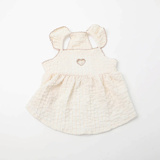 Moncheri Cooling Heart Cutwork Camisole Dress, Ivory