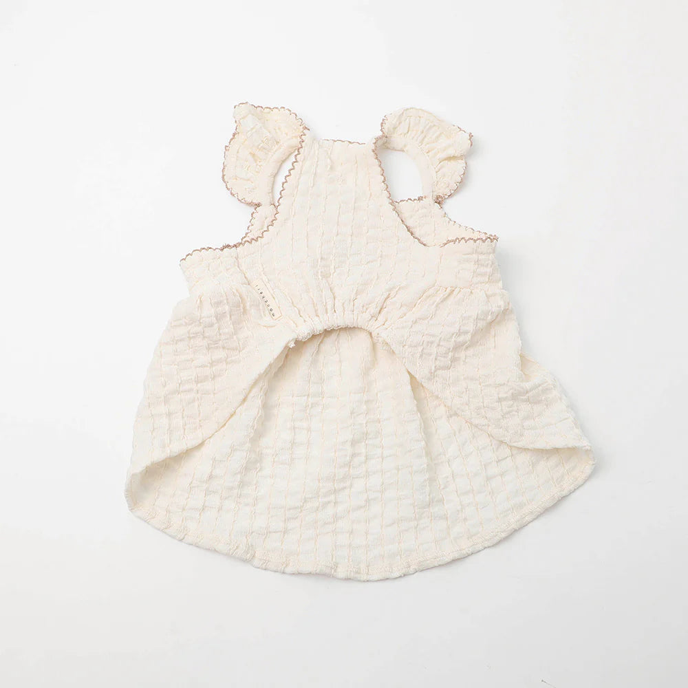 Moncheri Cooling Heart Cutwork Camisole Dress, Ivory
