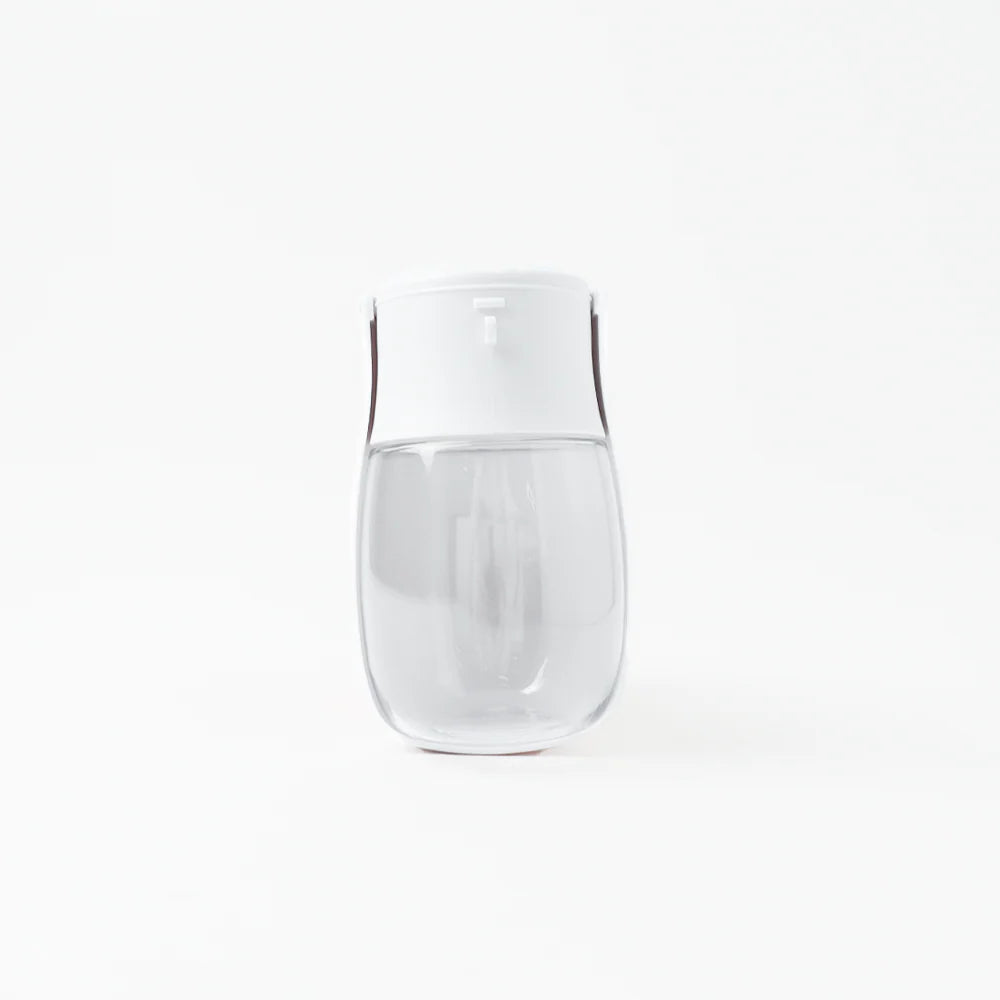 Moncheri Compact Mini Water Bottle, White