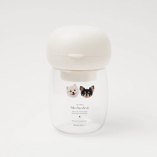 Moncheri Compact Mini Water Bottle, White