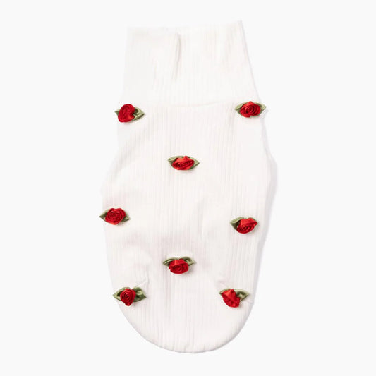 Pearl and Prince Rosebud Pet Sweater