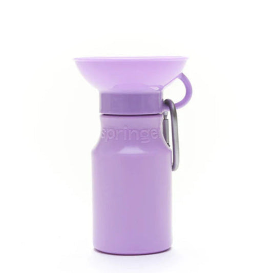 Springer Mini Travel Dog Water Bottle, Lilac