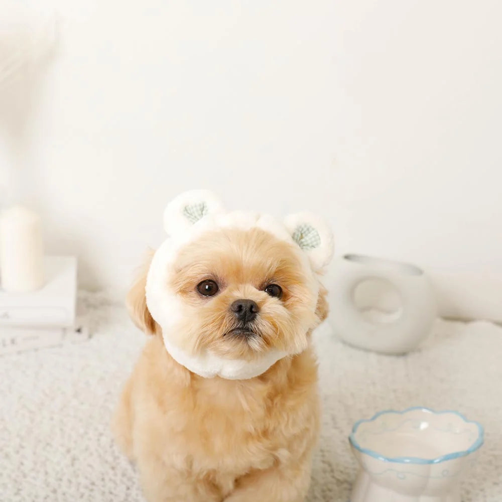 Moncheri Bear Hair Band, Ivory