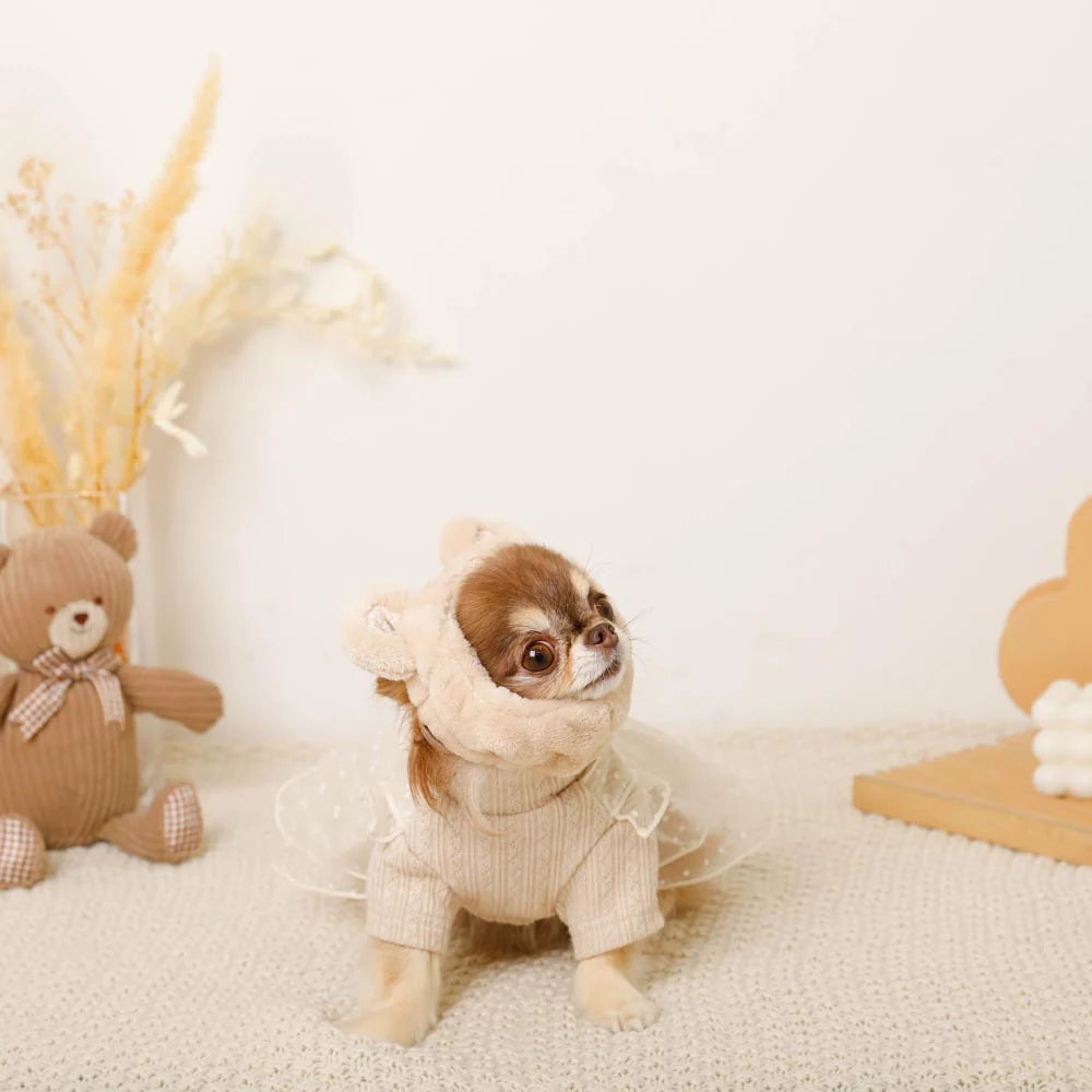 Moncheri Bear Hair Band, Beige