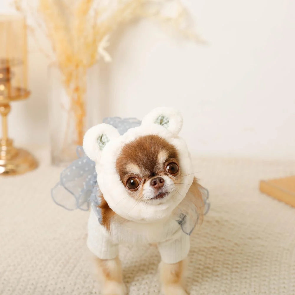 Moncheri Bear Hair Band, Ivory