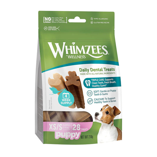 Whimzees Puppy Stix 28 Pcs, XS/S